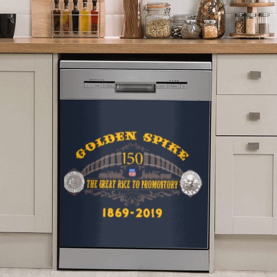 Discover Golden Spike Color UP Logo Dish Washer Covers