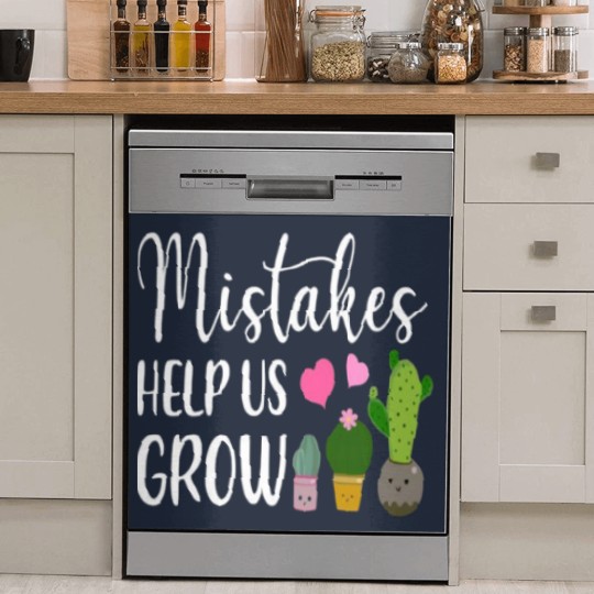 Discover Mistakes Help Us Grow For Teacher and Student Dish Washer Covers