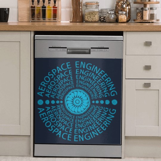 Discover aerospace engineering logo airplane engineer Dish Washer Covers