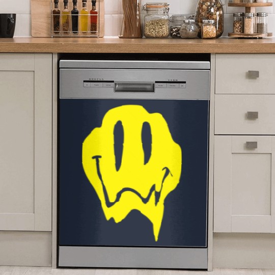 Discover Melting Acid Smiley Face Dish Washer Covers