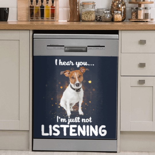 Discover Jack Russell Terrier I Hear You Not Listening Dog Dish Washer Covers