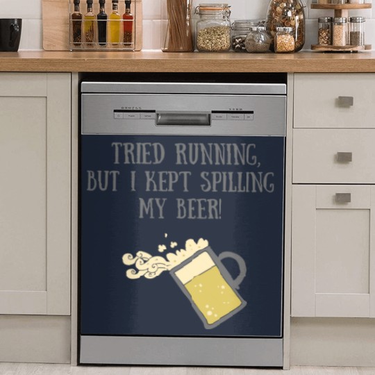 Discover Run with Beer Dish Washer Covers
