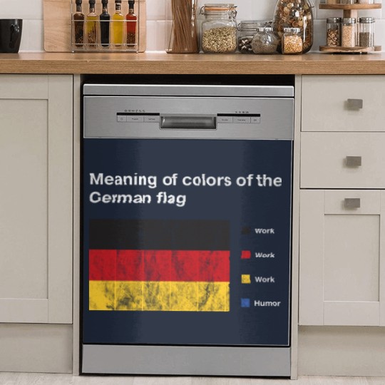 Discover Meaning Of Colors Of The German Flag Meme for Dish Washer Covers