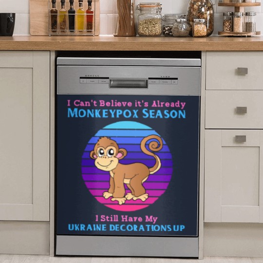 Discover Funny Political Monkeypox Dish Washer Covers