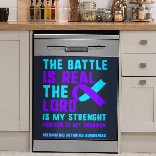 Discover Rheumatoid Arthritis Awareness Dish Washer Covers, The Battle Dish Washer Covers