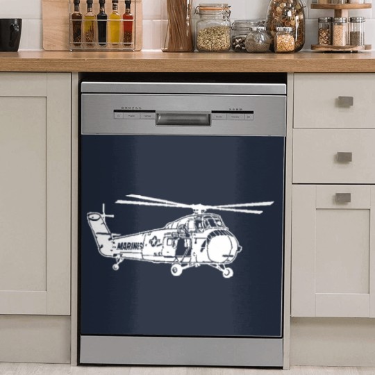 Discover Sikorsky UH 34d Helicopter Dish Washer Covers Dish Washer Covers