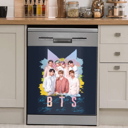 Discover Bangtan Boys Dish Washer Covers, Bangtan Boys Group Members signature Dish Washer Covers