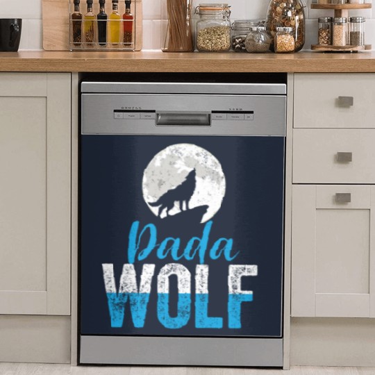 Discover Dada Wolf Funny Matching Family Father s Day Dish Washer Covers