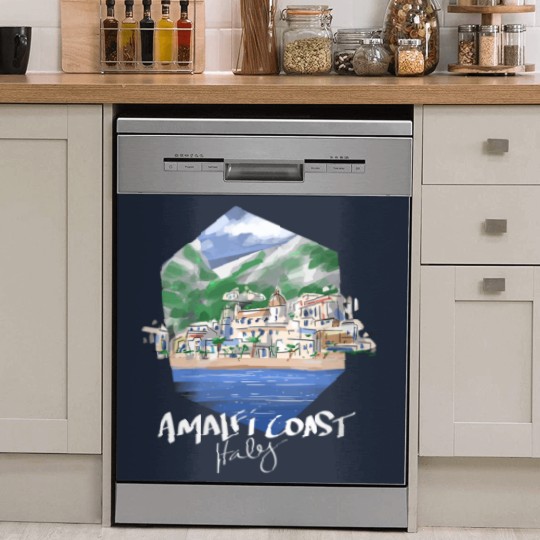 Discover Amalfi Coast Italy Best Place Travel Destination V Dish Washer Covers