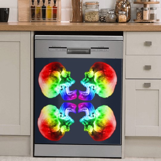 Discover Psychedelic Skulls #9 Dish Washer Covers