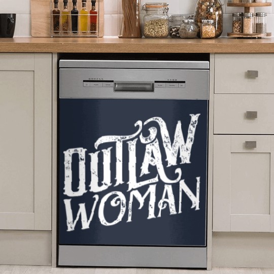 Discover Outlaw Woman Dish Washer Covers