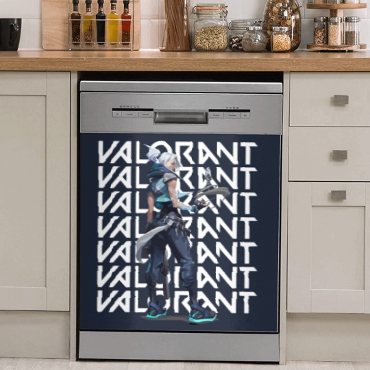 Discover 2 Valorant Jett Dish Washer Covers