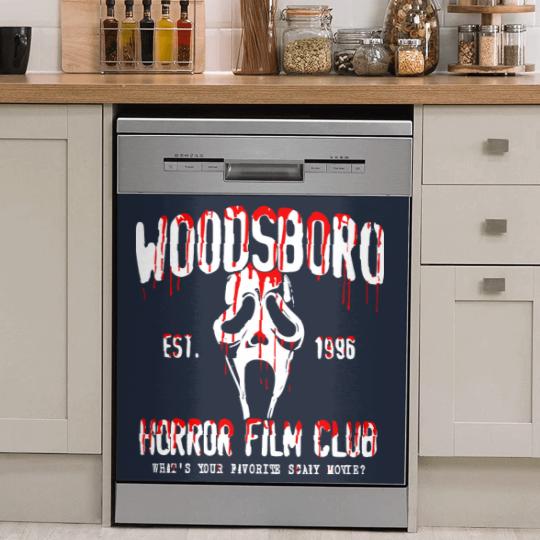 Discover Horror Ghost Face Dish Washer Covers, Woodsboro Horror Film Club