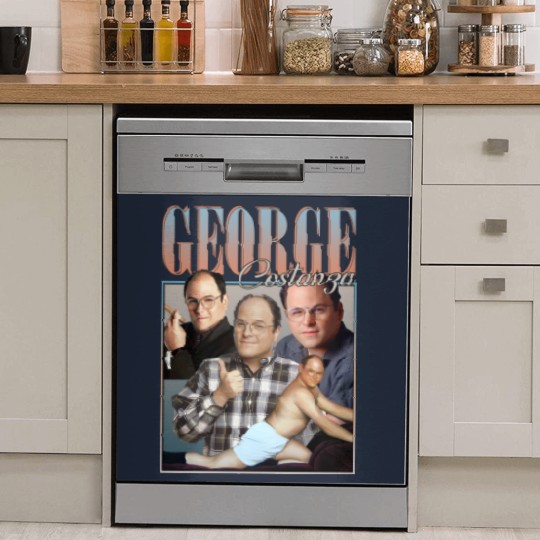 Discover RETRO GEORGE Costanza Dish Washer Covers, George Seinfield Dish Washer Covers, George Costanza Dish Washer Covers, George Costanza Homage Dish Washer Covers, Seinfeld Fan, Tv Seinfeld Sitcom