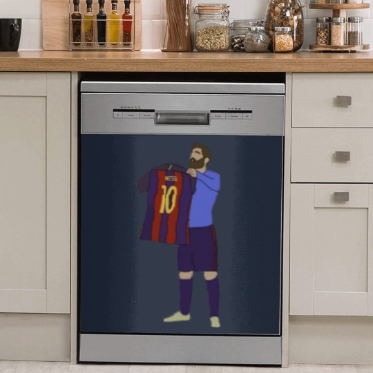 Discover Lionel Messi Barcelona FC Printed Dish Washer Covers