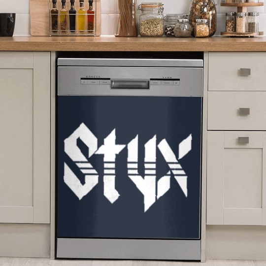 Discover Styxs White Logo Black Adult Dish Washer Covers