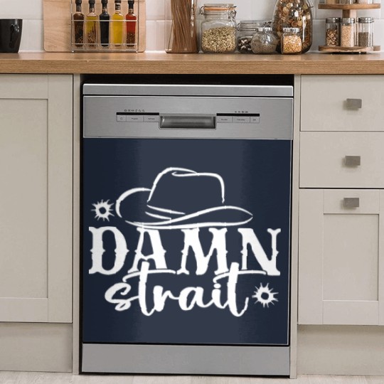 Discover Damn Strait, Country Music Dish Washer Covers
