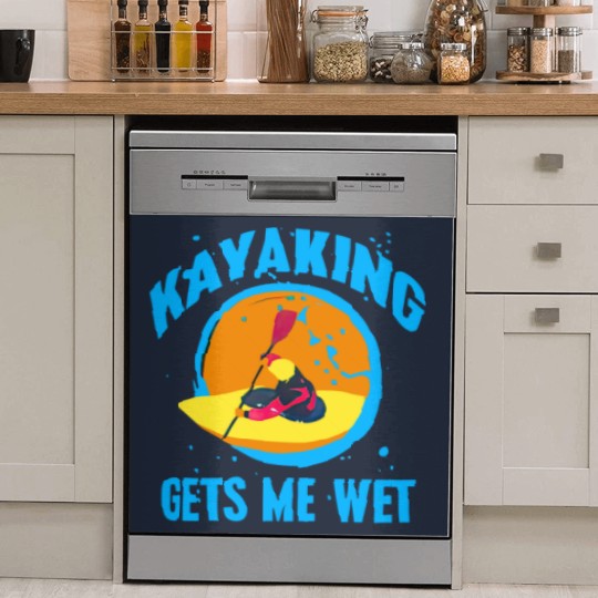 Discover Hubie Halloween Inspired "Kayaking Gets Me Wet" Dish Washer Covers