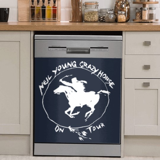 Discover Unisex // Neil Young // Crazy Horse // Short Sleeve Dish Washer Covers