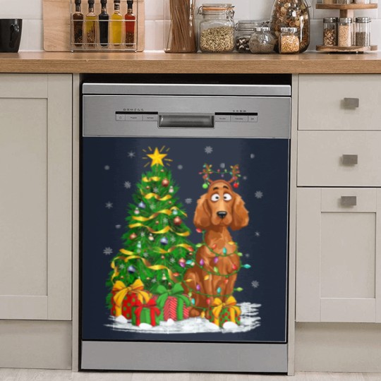 Discover Irish Setter Dog Lover Xmas Lighting Irish Setter Dish Washer Covers