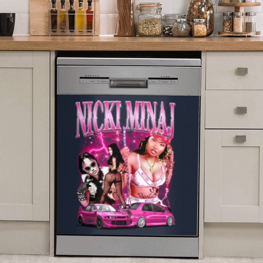 Discover Nicki Minaj Barbie World Comic Dish Washer Covers, 90S Vintage Merch Ice Spice Dish Washer Covers