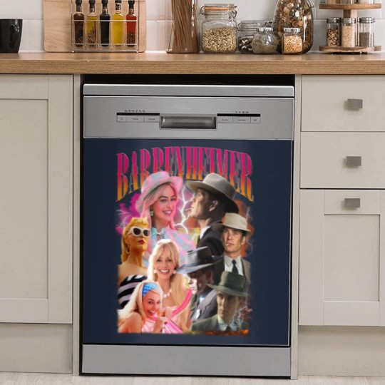 Discover Barbenheimer Vintage Dish Washer Covers, Gift For Women and Man Dish Washer Covers