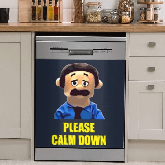 Discover Please Calm Down Awkward Puppets Diego Dish Washer Covers
