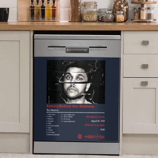 Discover Weeknds Beauty Behind the Madness Album Dish Washer Covers, Weeknds Retro Vintage