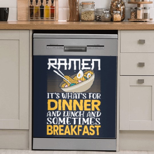 Discover Ramen Japanese Noodle Soup Eater Food Lover Foodie Dish Washer Covers
