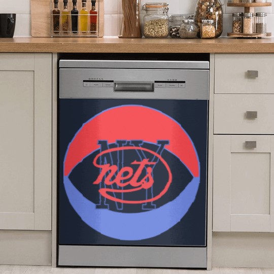Discover ny nets ABA vintage basketball Dish Washer Covers