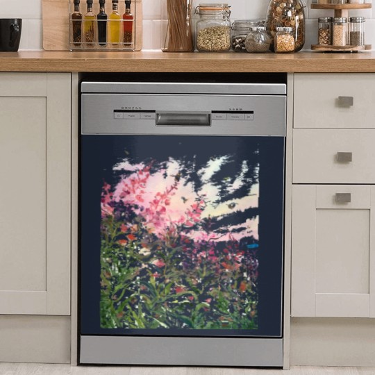 Discover Wildflowers Watercolor T- Dish Washer Covers Wildflowers T- Dish Washer Covers Dish Washer Covers