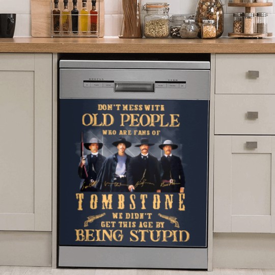 Discover Tombstone Movie Dish Washer Covers, Vintage Tombstone Graphic