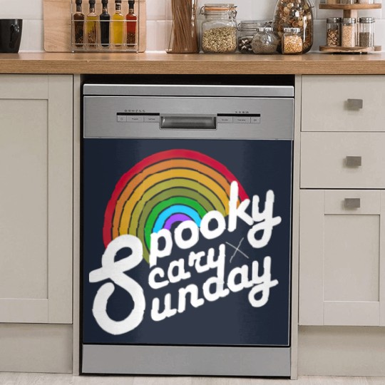 Discover Spooky Scary Sunday Dish Washer Covers, Spooky Sunday Unisex