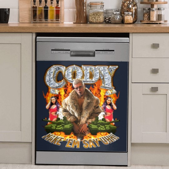 Discover Cody Rhodes Make 'Em Say Uhh Dish Washer Covers Cotton Men's Dish Washer Covers