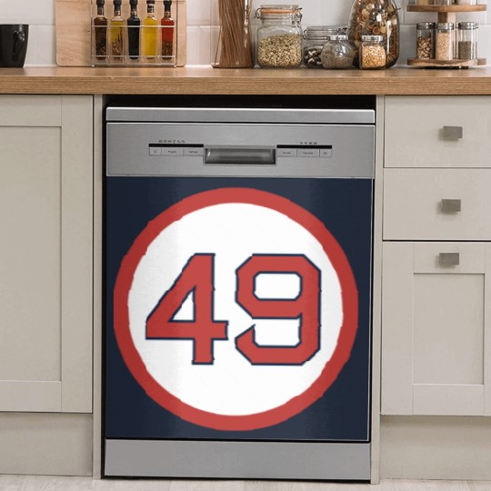 Discover Tim Wakefield 49 Jersey Number (2) 6+4+3=2 Boston Dish Washer Covers