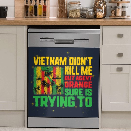 Discover Vietnam Veterans Day Orange Agent Victims Retired Soldiers Dish Washer Covers
