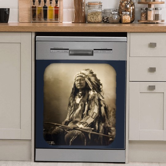 Discover Chief Spotted Elk Lakota Sioux Native American Indian - Native American - Dish Washer Covers