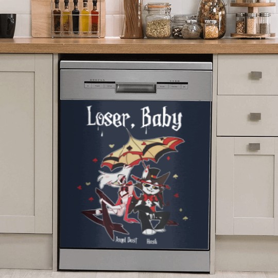 Discover Loser Baby Dish Washer Covers, Angel Dust & Husk Dish Washer Covers, Angel Dust Hazbin Hotel