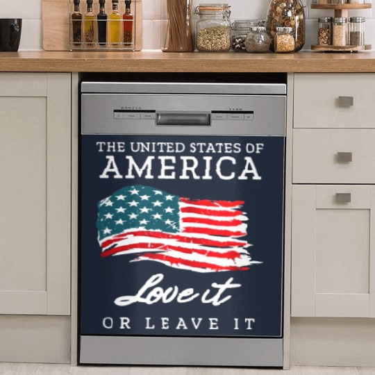 Discover The United States Of America Love It Or Leave It Dish Washer Covers