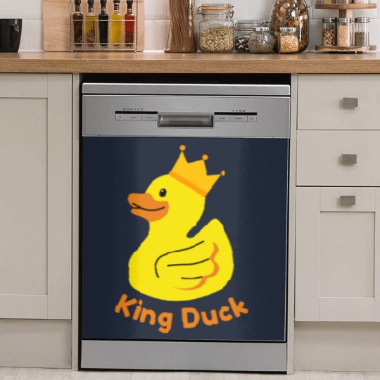 Discover King Duck - King Rubber Duck Dish Washer Covers