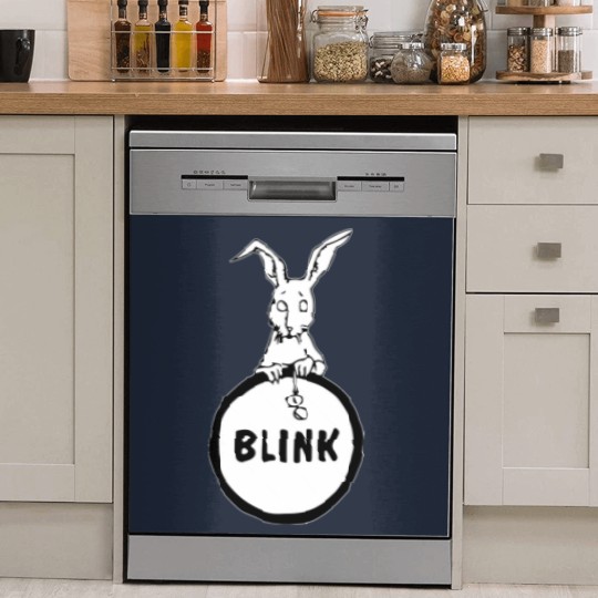 Discover blink early rabbit logo (before 182) Dish Washer Covers