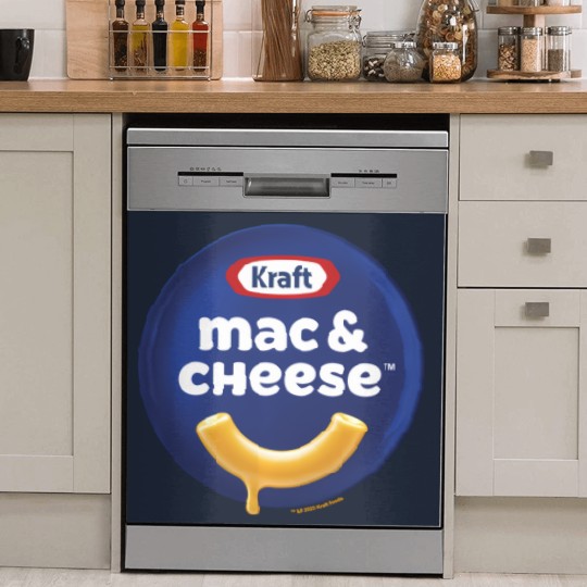 Discover heinz kraft mac cheese macaroni big chest logo Dish Washer Covers