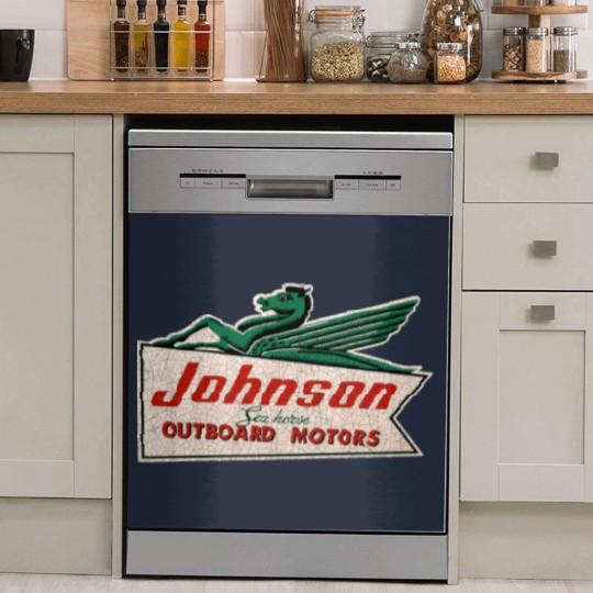 Discover JOHNSON VINTAGE OUTBOARD MOTORS USA Dish Washer Covers