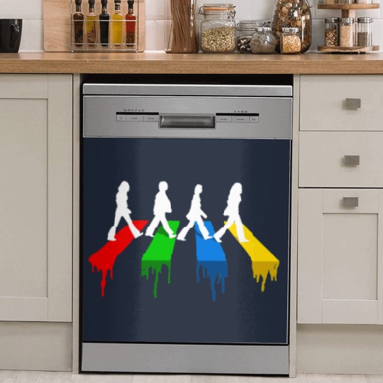 Discover Abbey Road CMYK Street Walk Dish Washer Covers