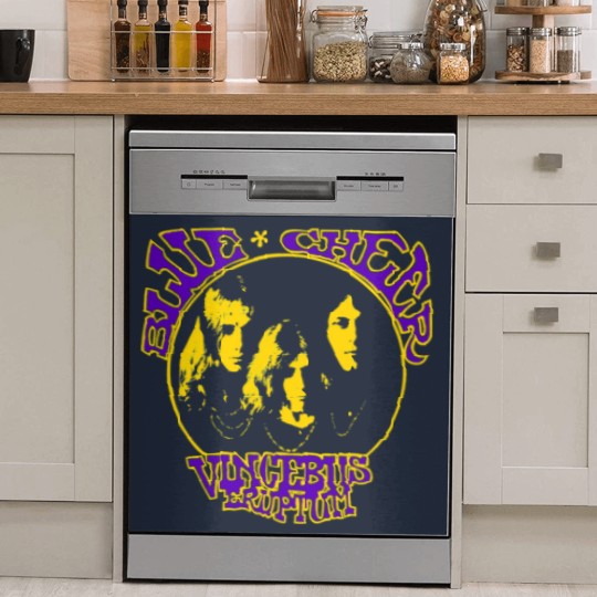 Discover Blue Cheer Cream Band Dish Washer Covers