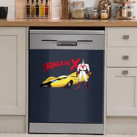 Discover Racer X Tribute to Original 60s Speed Racer Cartoon Series Dish Washer Covers