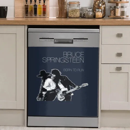Discover Bruce Springsteen Born To Run Black Dish Washer Covers