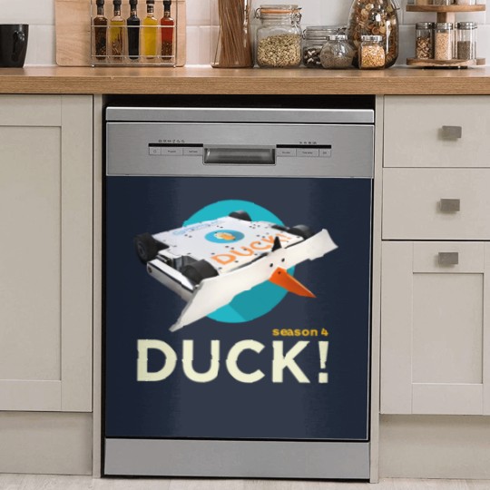Discover DUCK! Season 4 The popular combat robot now has fabulous merch. Dish Washer Covers