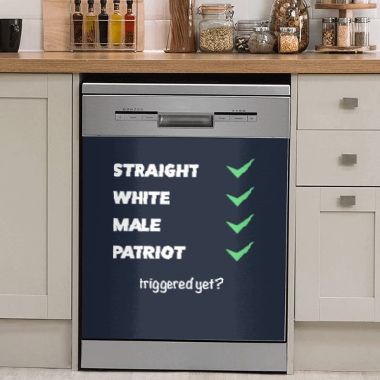 Discover Anti Woke - Funny Conservative Dish Washer Covers