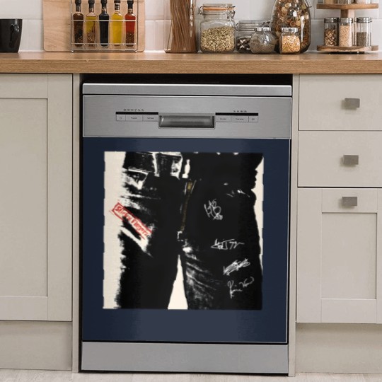 Discover Sticky Fingers album vintage Dish Washer Covers